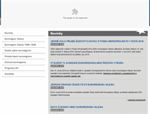 Tablet Screenshot of euroregion-silesia.cz